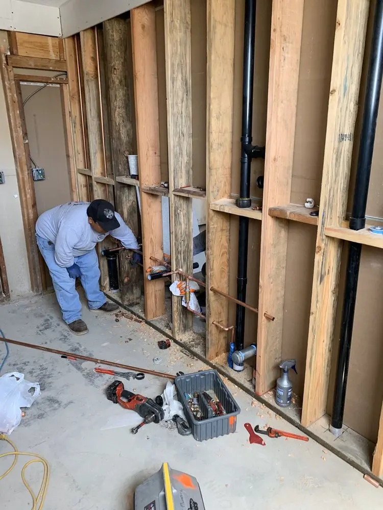 Commercial rough-in plumbing for Commercial Plumbing in Southern Mattapan